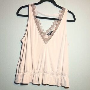Express L Light Pink Tank Top
